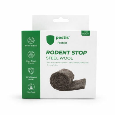 Gnagarstopp Stålull 5 cm x 50 cm | Pestis Protect® Förpackning