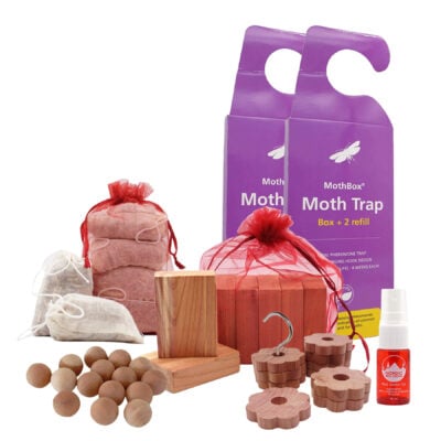 Värdepaket _ Rödcederträ + Malfällor + Blomring