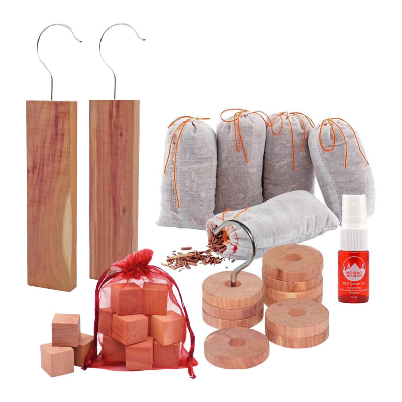 värdepaket rödceder + olja (hängande block)