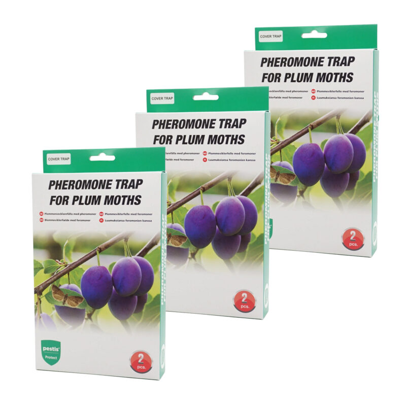 Storpack | 3 st Pestis Protect® Plommonvecklarfälla 2-pack