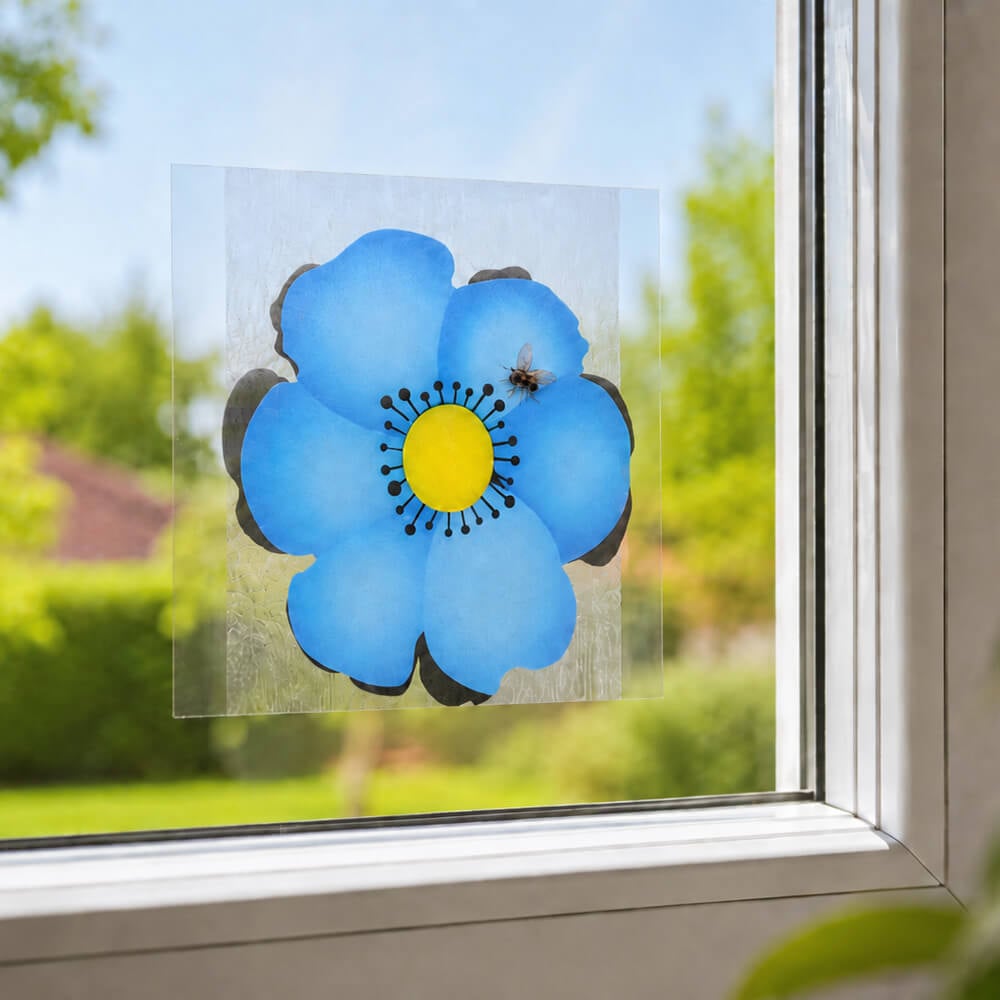 Flug- & Insektsfälla | Fönster Blå Blomma 10-pack mijö