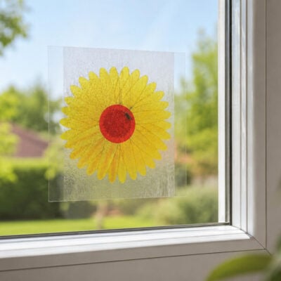 Flug- & Insektsfälla | Fönster Gul Blomma 10-pack miljö