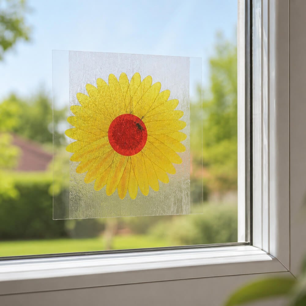 Flug- & Insektsfälla | Fönster Gul Blomma 10-pack miljö