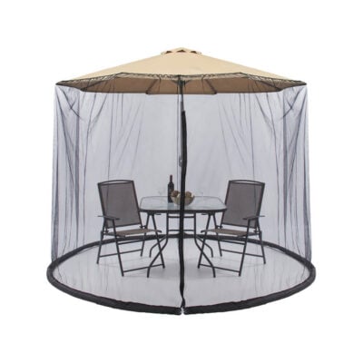 Mygg- Insektsnät Parasoll Svart 230x1200
