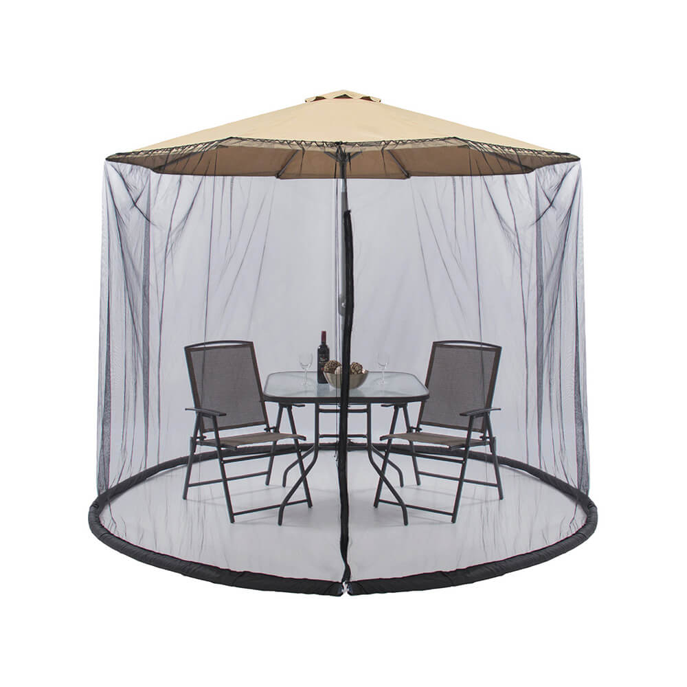 Mygg- Insektsnät Parasoll Svart 230x1200