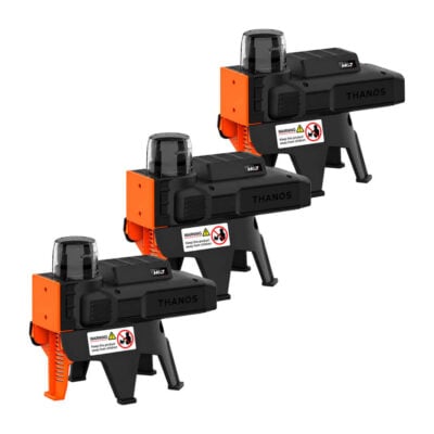 Storpack | 3 st Thanos® MK47 Elektrisk Mus- & Råttfälla + Stativ