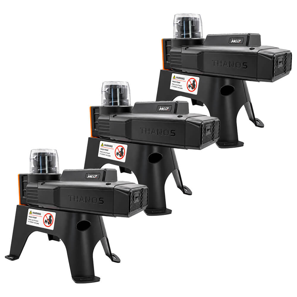 Thanos® MK47 Elektrisk Mus- & Råttfälla + Stativ 3-pack
