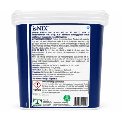 Snösmältningsmedel -40°C 5 L (125 m²) | isNIX™ Instruktioner